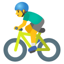 mężczyzna na rowerze — emotka w stylu Google (Android), Noto Emoji