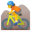 osoba na rowerze górskim — emotka w stylu Google (Android), Noto Emoji