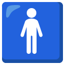 toaleta męska — emotka w stylu Google (Android), Noto Emoji