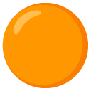 pomarańczowe koło — emotka w stylu Google (Android), Noto Emoji