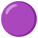 fioletowe koło — emotka w stylu Google (Android), Noto Emoji