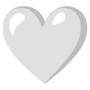 białe serce — emotka w stylu Google (Android), Noto Emoji