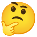 myśląca twarz — emotka w stylu Google (Android), Noto Emoji