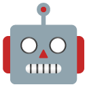 głowa robota — emotka w stylu Google (Android), Noto Emoji