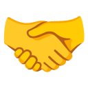 uścisk dłoni — emotka w stylu Google (Android), Noto Emoji