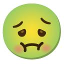 twarz z mdłościami — emotka w stylu Google (Android), Noto Emoji