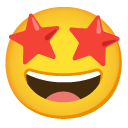 zafascynowany — emotka w stylu Google (Android), Noto Emoji
