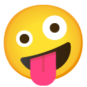 szalona twarz — emotka w stylu Google (Android), Noto Emoji