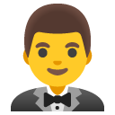 mężczyzna w smokingu — emotka w stylu Google (Android), Noto Emoji