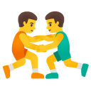 mężczyźni uprawiający zapasy — emotka w stylu Google (Android), Noto Emoji
