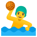 mężczyzna grający w piłkę wodną — emotka w stylu Google (Android), Noto Emoji
