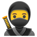 ninja — emotka w stylu Google (Android), Noto Emoji