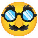 buźka w przebraniu — emotka w stylu Google (Android), Noto Emoji