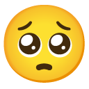 błagająca twarz — emotka w stylu Google (Android), Noto Emoji