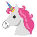 głowa jednorożca — emotka w stylu Google (Android), Noto Emoji