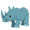 nosorożec — emotka w stylu Google (Android), Noto Emoji