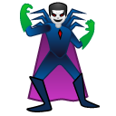 mężczyzna superłotr — emotka w stylu Google (Android), Noto Emoji