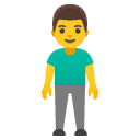 stojący mężczyzna — emotka w stylu Google (Android), Noto Emoji
