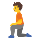 klęcząca osoba — emotka w stylu Google (Android), Noto Emoji