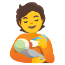 osoba karmiąca niemowlę — emotka w stylu Google (Android), Noto Emoji