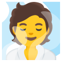 osoba w zaparowanym pomieszczeniu — emotka w stylu Google (Android), Noto Emoji