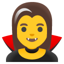 kobieta wampir — emotka w stylu Google (Android), Noto Emoji