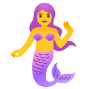 kobieta syrena — emotka w stylu Google (Android), Noto Emoji