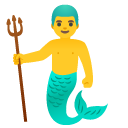 mężczyzna syrena — emotka w stylu Google (Android), Noto Emoji