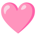 różowe serce — emotka w stylu Google (Android), Noto Emoji