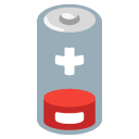 słaba bateria — emotka w stylu Google (Android), Noto Emoji