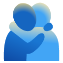 obejmujące się osoby — emotka w stylu Google (Android), Noto Emoji