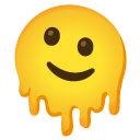 roztapiająca się twarz — emotka w stylu Google (Android), Noto Emoji