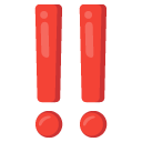 podwójny wykrzyknik — emotka w stylu Google (Android), Noto Emoji