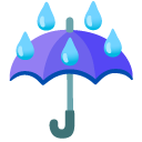 parasol z kroplami deszczu — emotka w stylu Google (Android), Noto Emoji