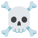 czaszka z piszczelami — emotka w stylu Google (Android), Noto Emoji