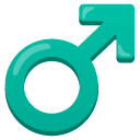 znak mężczyzny — emotka w stylu Google (Android), Noto Emoji
