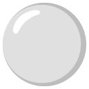 białe koło — emotka w stylu Google (Android), Noto Emoji