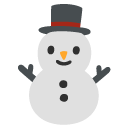 bałwanek bez śniegu — emotka w stylu Google (Android), Noto Emoji