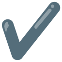 znacznik wyboru — emotka w stylu Google (Android), Noto Emoji