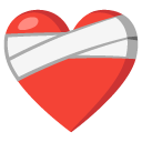 uleczone serce — emotka w stylu Google (Android), Noto Emoji