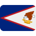 flaga: Samoa Amerykańskie — emotka w stylu X (Twitter), Twemoji