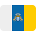 flaga: Wyspy Kanaryjskie — emotka w stylu X (Twitter), Twemoji