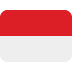 flaga: Indonezja — emotka w stylu X (Twitter), Twemoji