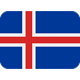 flaga: Islandia — emotka w stylu X (Twitter), Twemoji