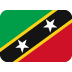 flaga: Saint Kitts i Nevis — emotka w stylu X (Twitter), Twemoji