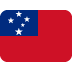 flaga: Samoa — emotka w stylu X (Twitter), Twemoji