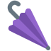 złożony parasol — emotka w stylu X (Twitter), Twemoji