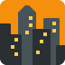 miasto o zmierzchu — emotka w stylu X (Twitter), Twemoji