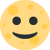 pełnia z twarzą — emotka w stylu X (Twitter), Twemoji