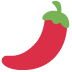 ostra papryka — emotka w stylu X (Twitter), Twemoji